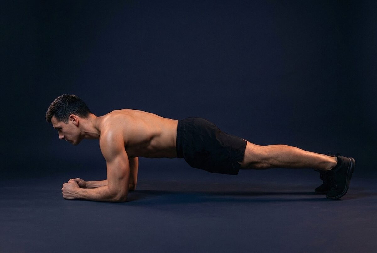 Plank: holding the position